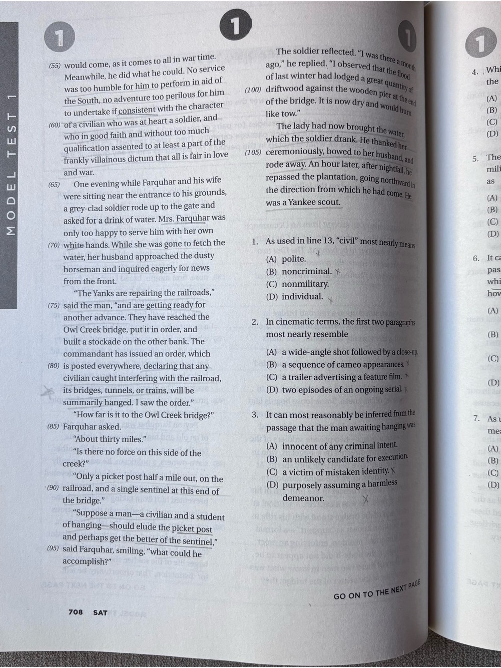 Barron's SAT 29th Edition Study Guide Sharon Weiner Green Paperback Exam Prep - Picture 3 of 4